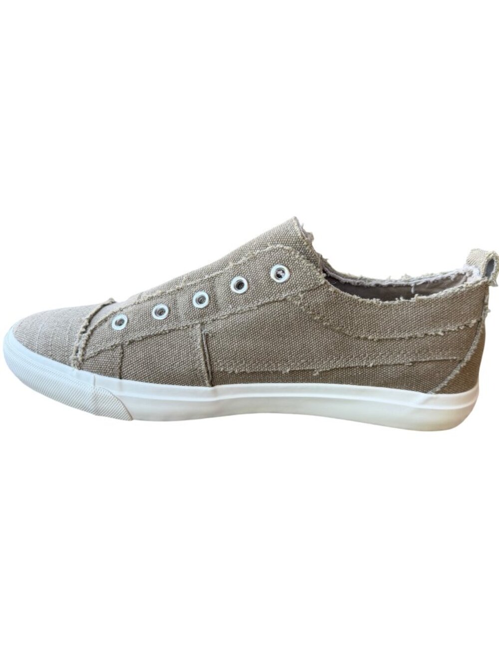 Corkys Babalu Taupe Color Slip-on Patchwork Casual Sneakers Women's Size 11